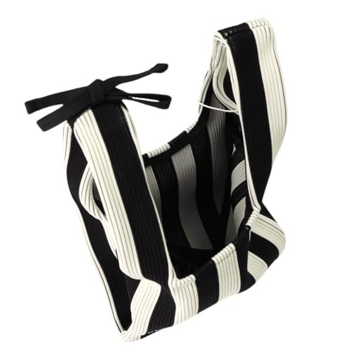 [Marimekko] Handbag Knit Mini Tote Merilosvò Shoulder Bag Knit Material Stripe
