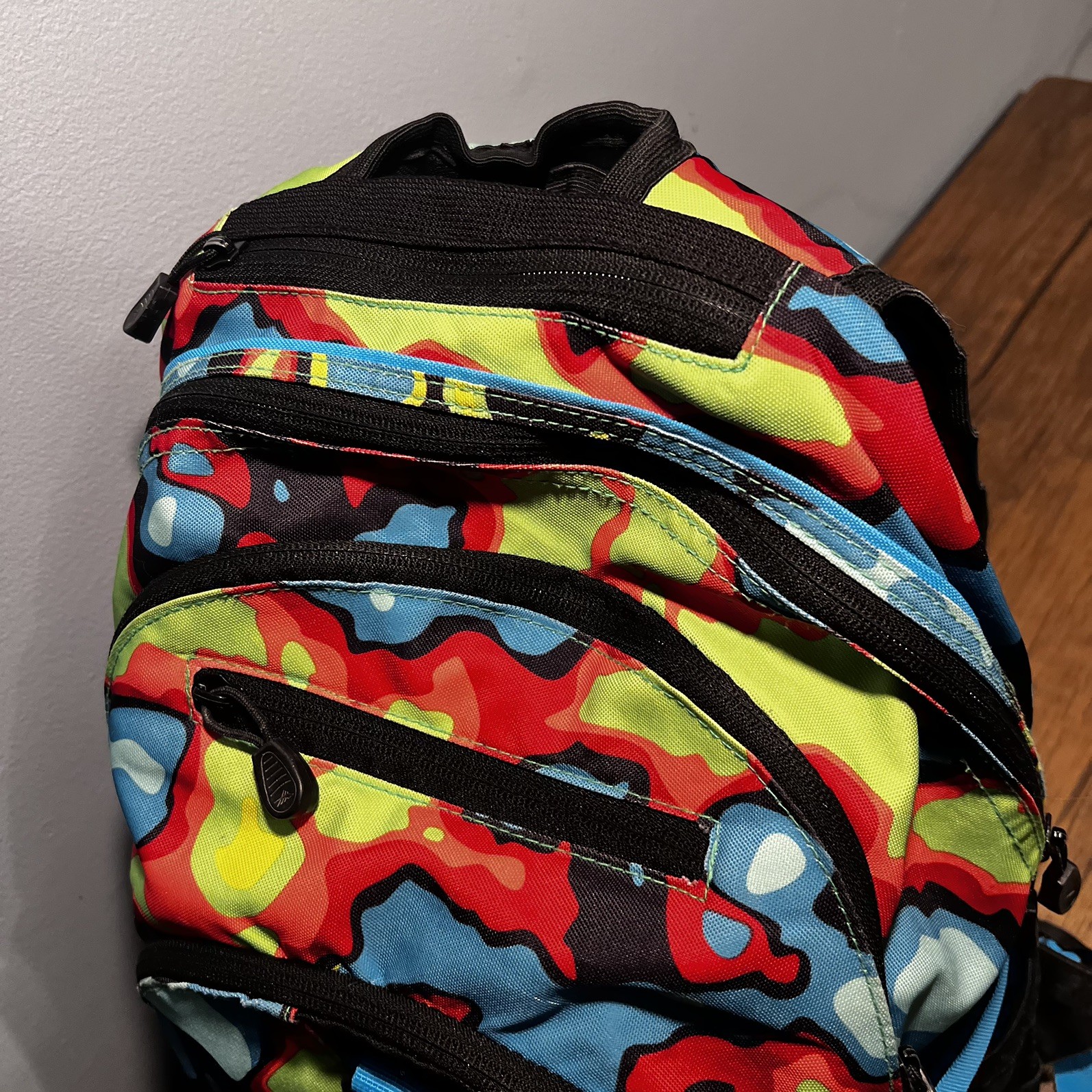 High Sierra Backpack Rare Multi-Color Compartment Zip Bookbag
