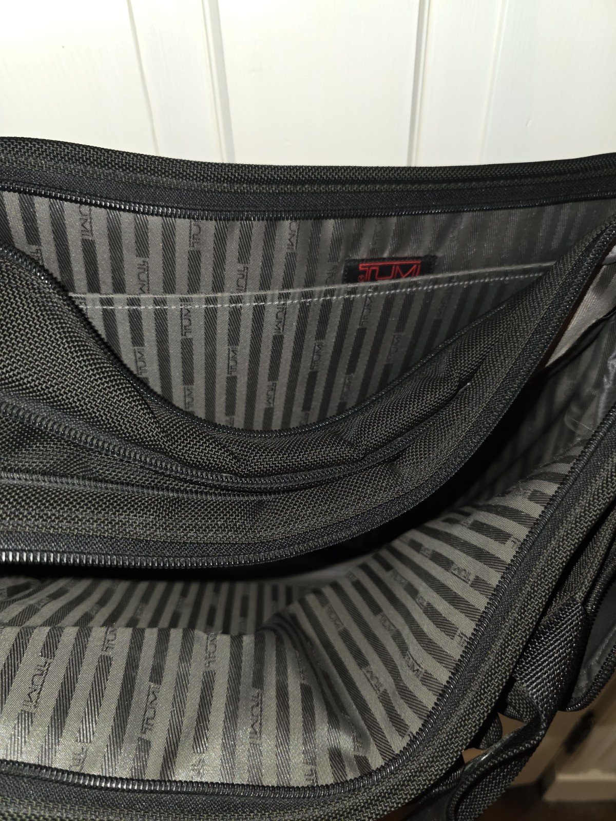 Tumi 26141D4 Alpha Black Ballistic Nylon Laptop Expandable Briefcase Bag