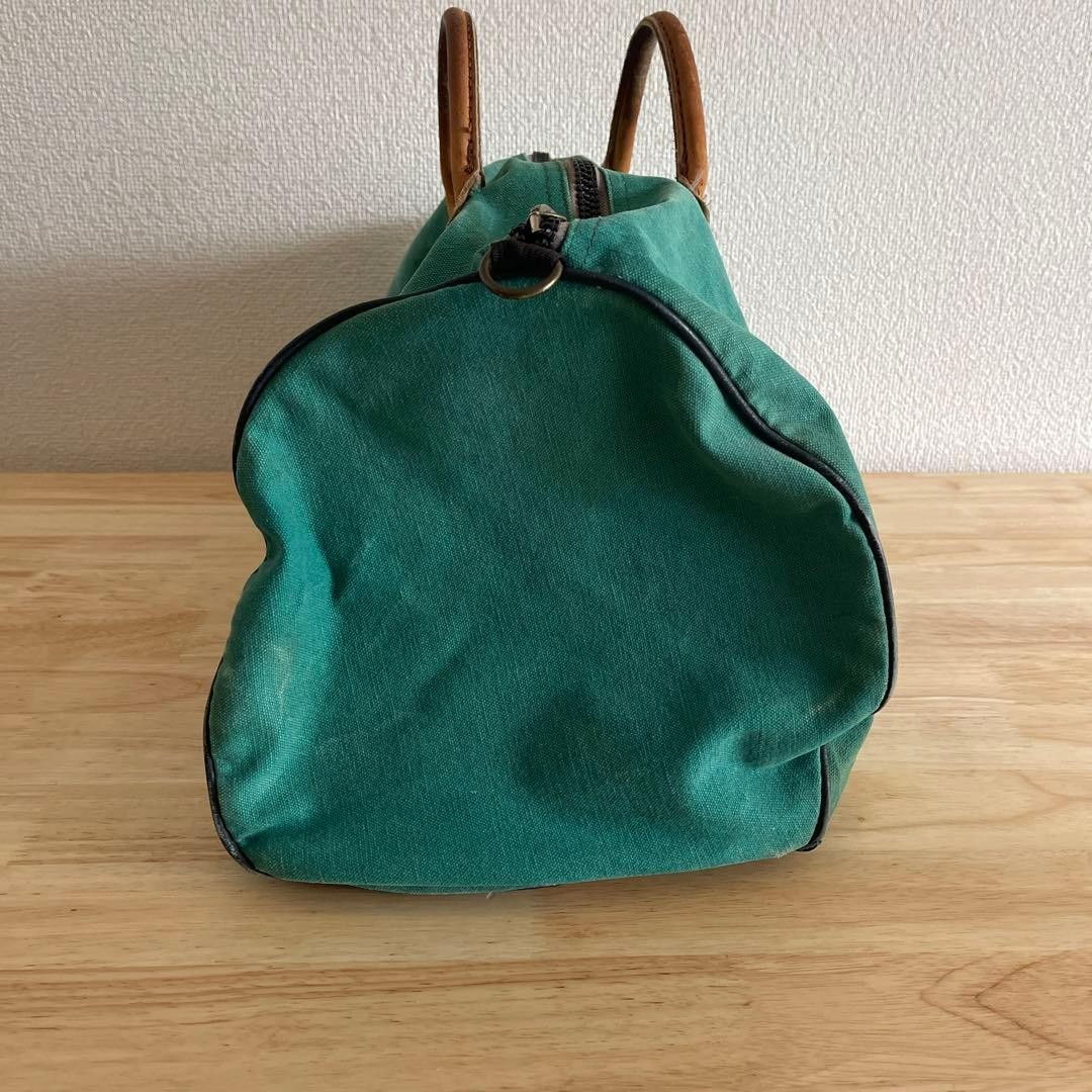 LL Bean Boston Bag 50cm Leather Handle Rare Used Made in USA Japan Shipped