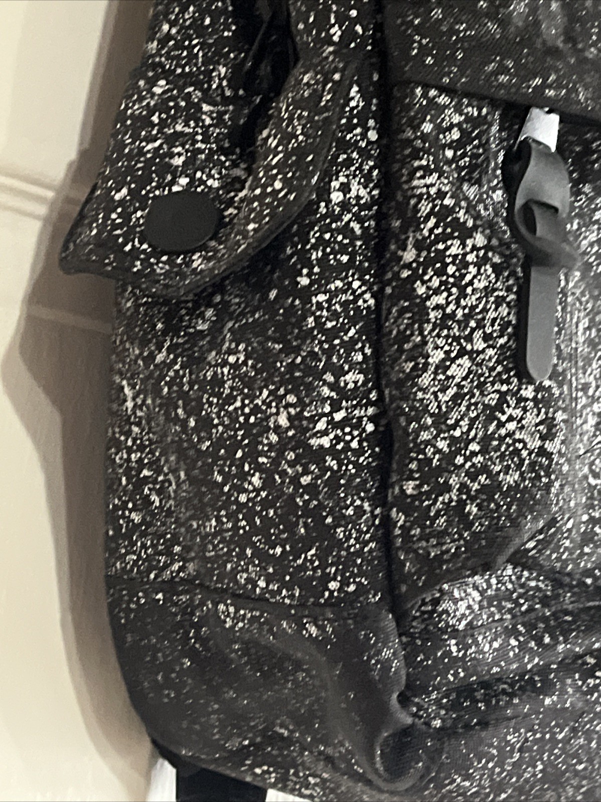 SUPERDRY Montana Backpack ~Black & White Speckled Unisex