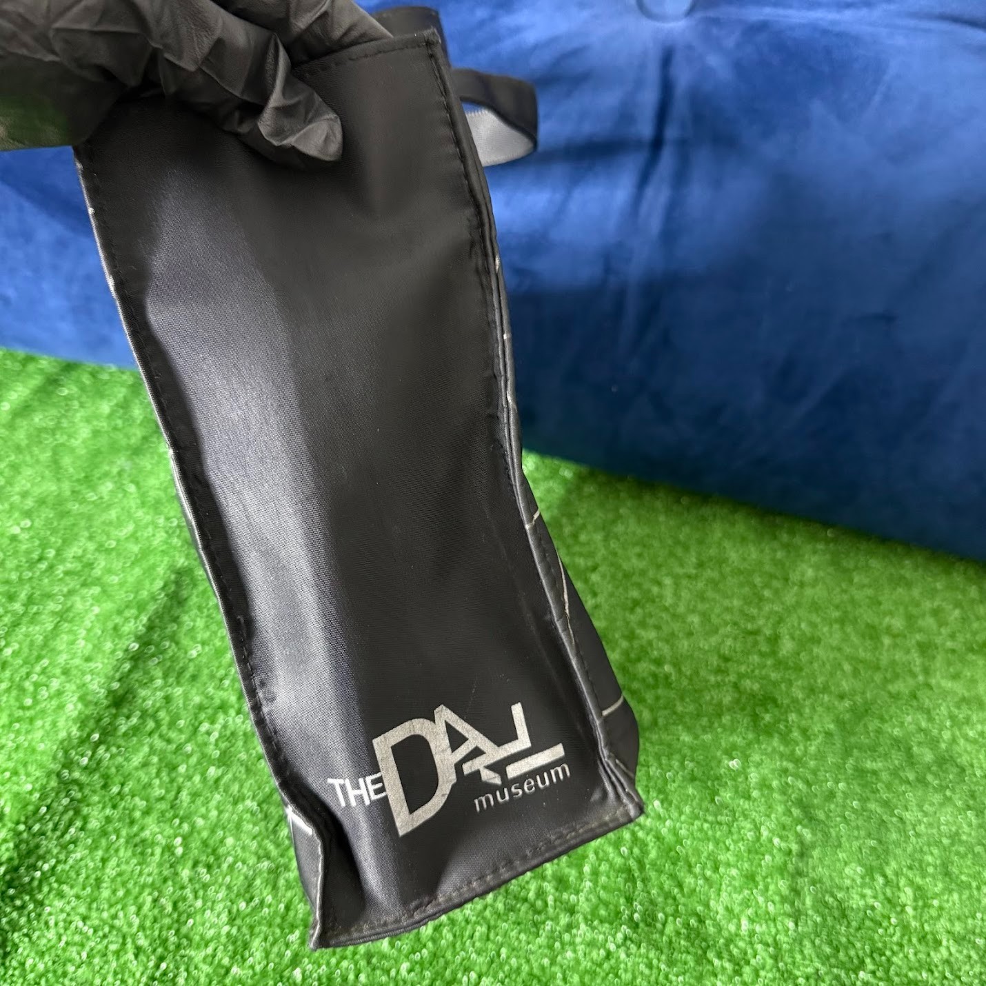 The Dali Museum Enigma Pattern Black Tote Bag Iconic Architectural Glass Windows