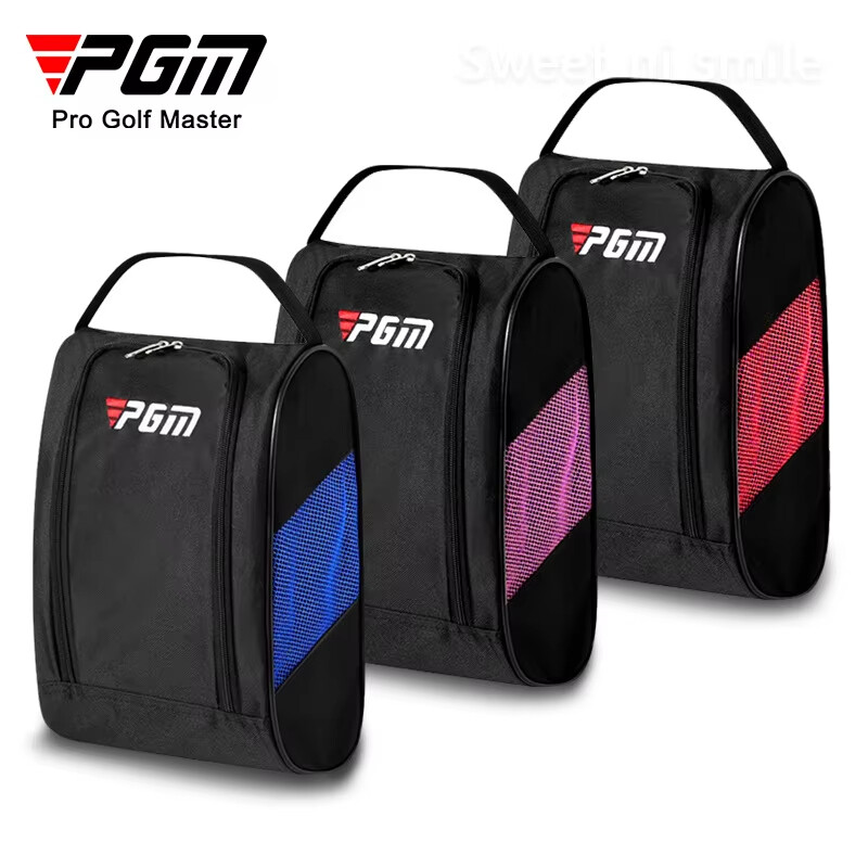 Waterproof Nylon Portable Golf Shoe Bag Lightweigh Breathable Travel Fitness Bag
