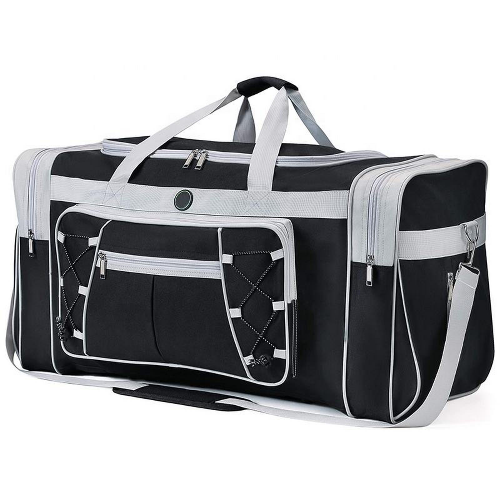 72L Large Duffle Bag for Men Women Foldable Travel Luggage Weekender Bag w Strap
