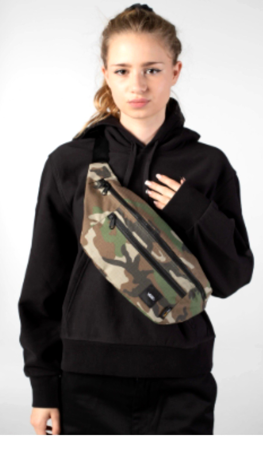 NWT VANS WARD CROSS BODY WAIST PACK Adjustable TRAVEL DAILY GYM Bag CAMO Cordura