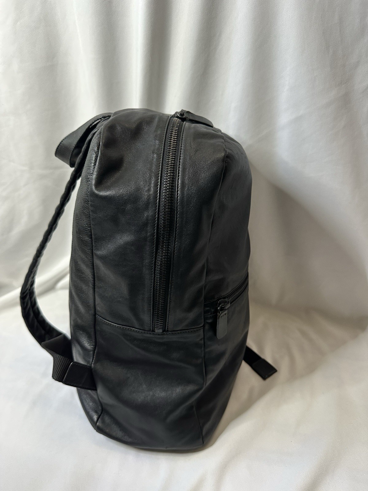 Common Projects Brand Black Leather Backpack Bag – RARE