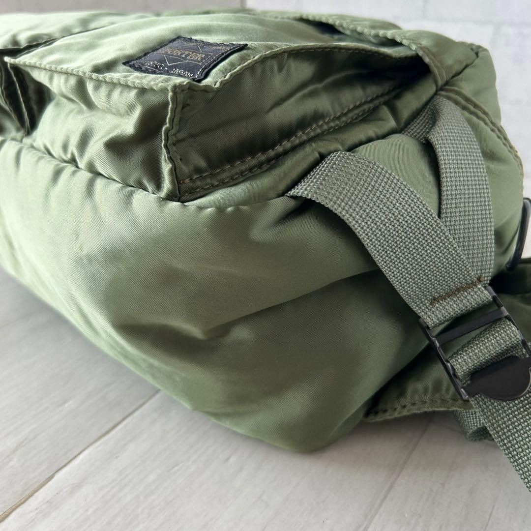 PorterTanker2wayWaistBagGreenNylonMen’sExcellentWomen’s