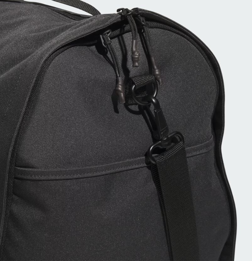 Adidas Garment Convertible Duffel Bag Large Black Travel Carry-On NEW