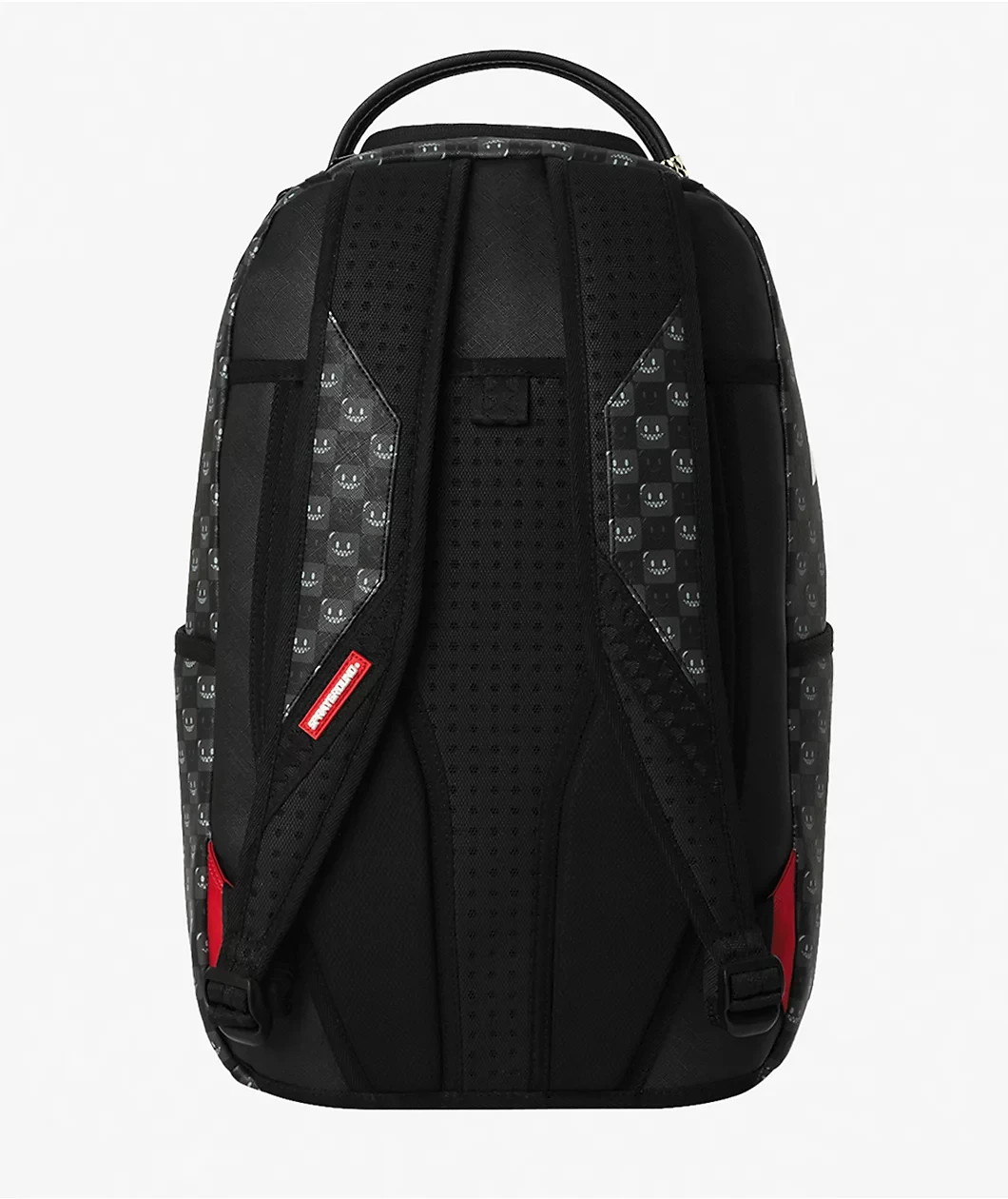Sprayground Bubbly Happy Faces Backpack🔥New Black Bookbag Travel School Bag