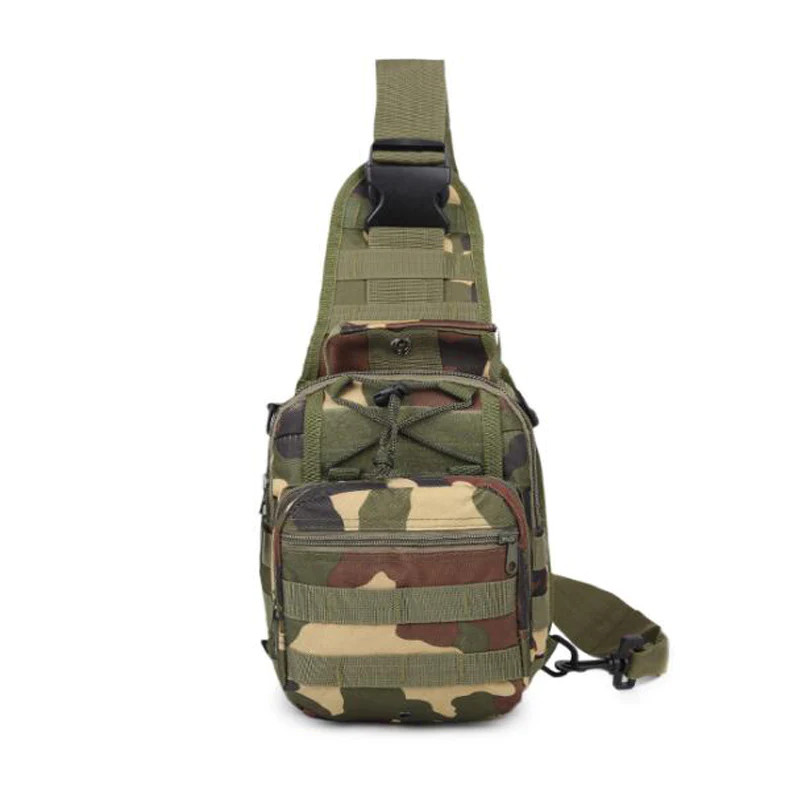 Tactical MOLLE Sling Bag 1000D Nylon EDC Chest Pack 3-Way Carry Hiking 5 Colors