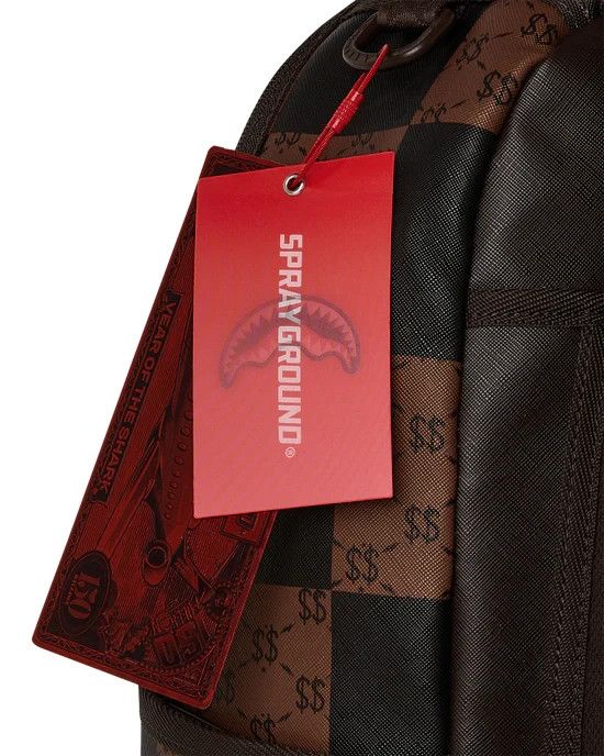 SPRAYGROUND THAT BIG CHECK SHARK BACKPACK B6263 NEW IN BAG w/TAGS
