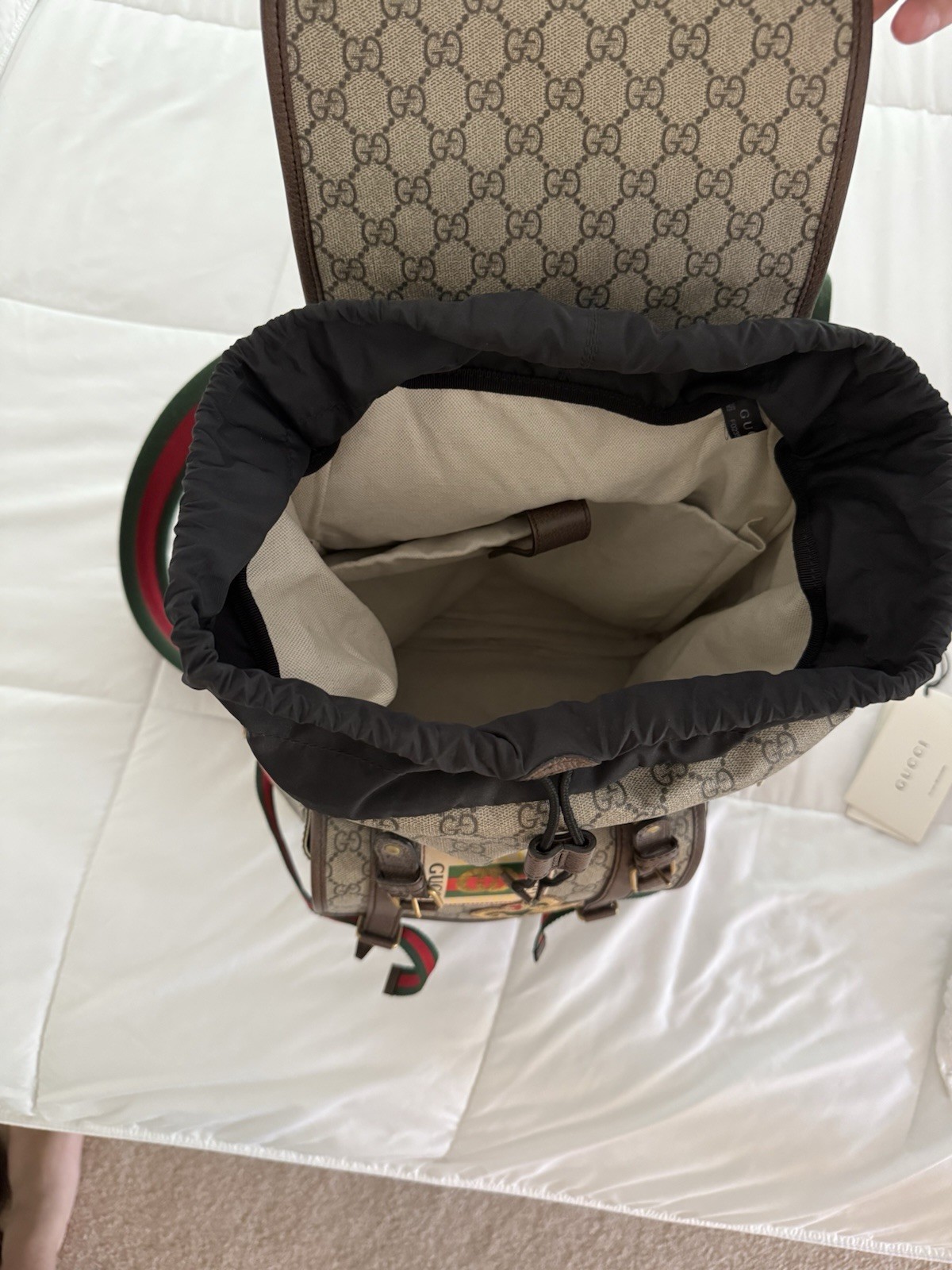 Gucci Dragon Backpack GG Supreme 2018