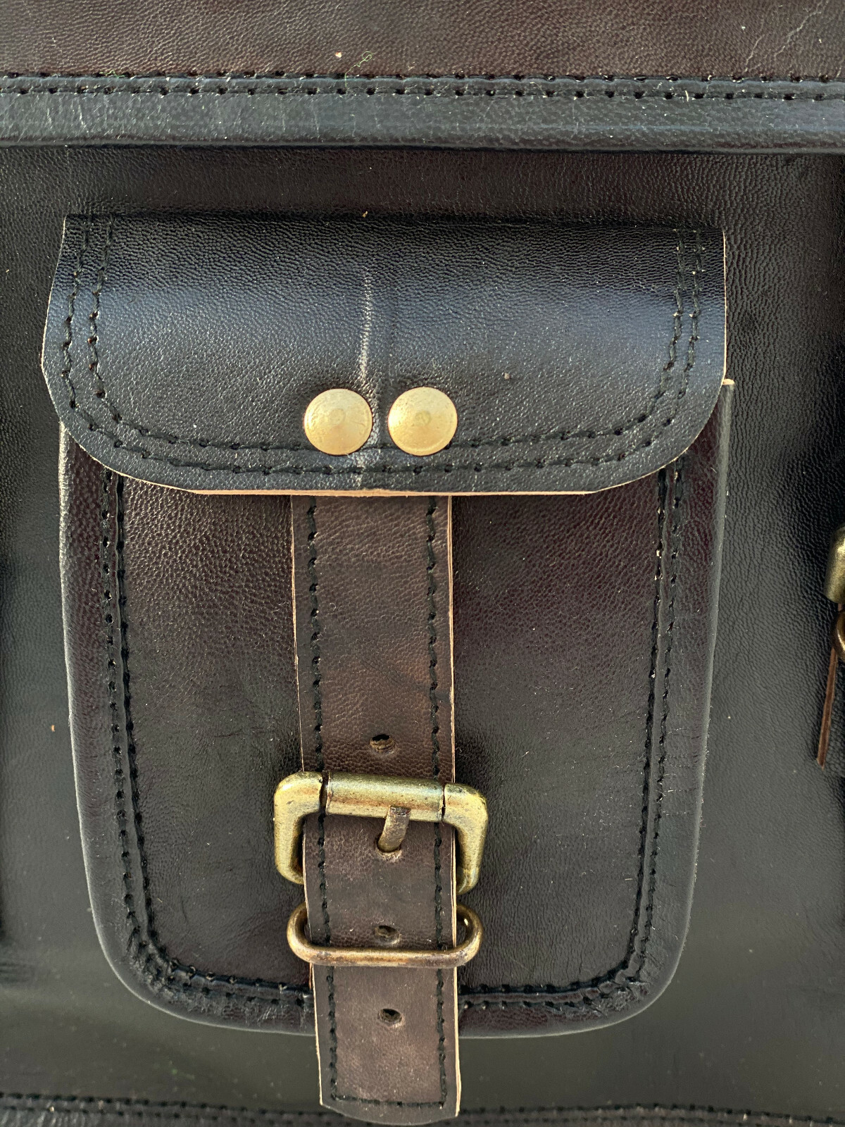 GVB Best Seller genuine leather messenger laptop satchel handmade vintage bag