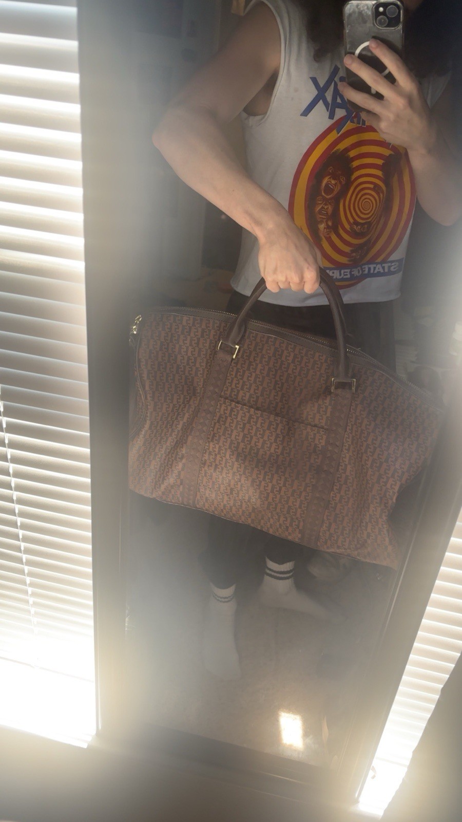 Sprayground Duffel Bag – Money Check Zippered