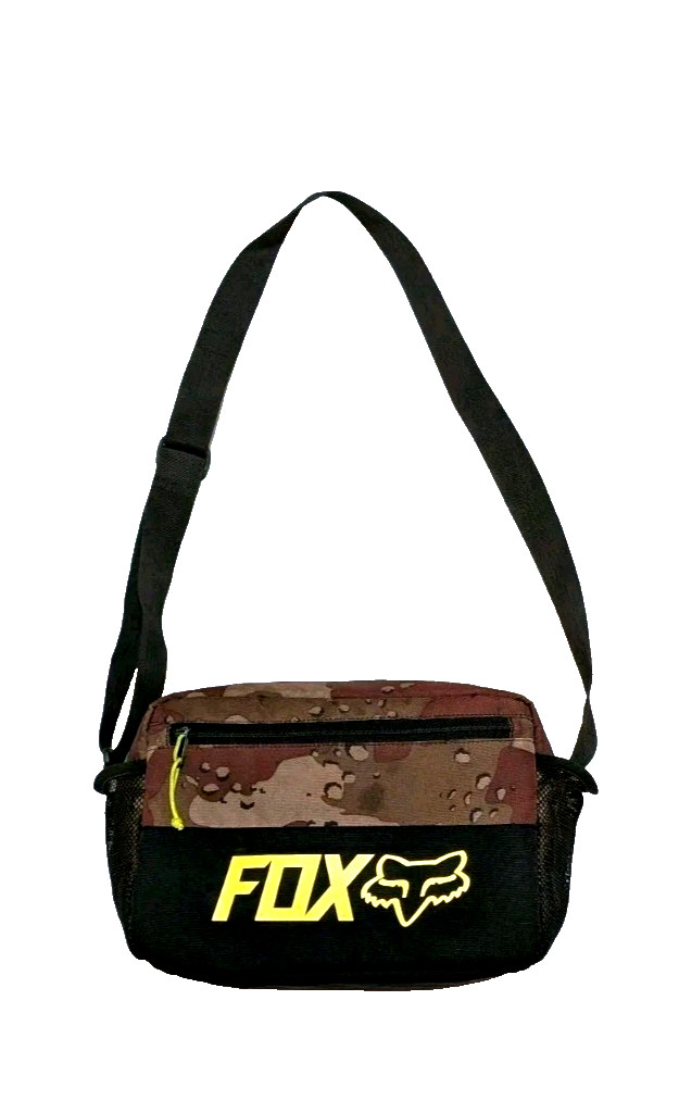 *VINTAGE* FOX RACING Sling Bag Insulated Camo Crossbody Padded Cooler Bag *RARE*