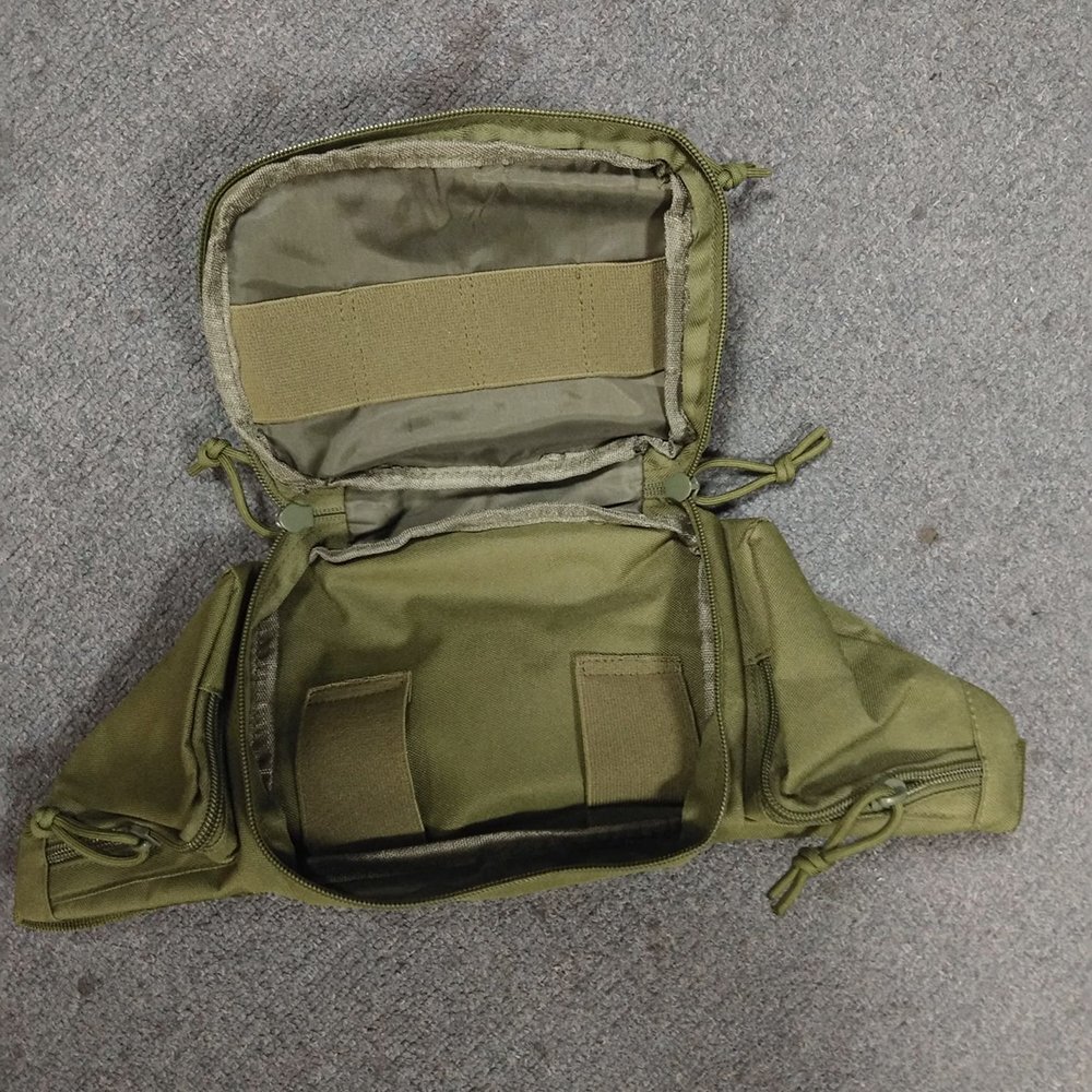 Tactical Pistol Pouch Waist Gun Pack Bag Fanny Packs Concealed Carry Gun Holster