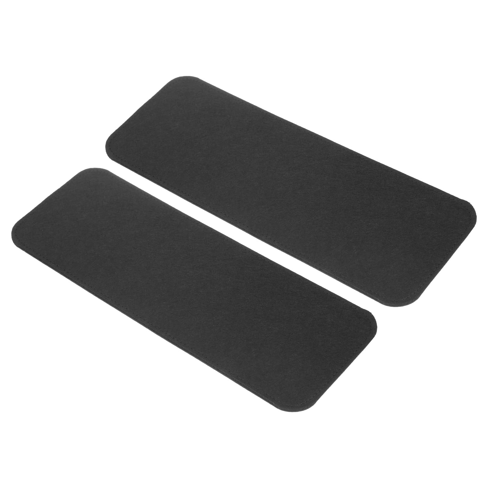 uxcell 2Pcs Felt Base Shaper, 13.8×5 Inch Rectangle Bag Inch, Black