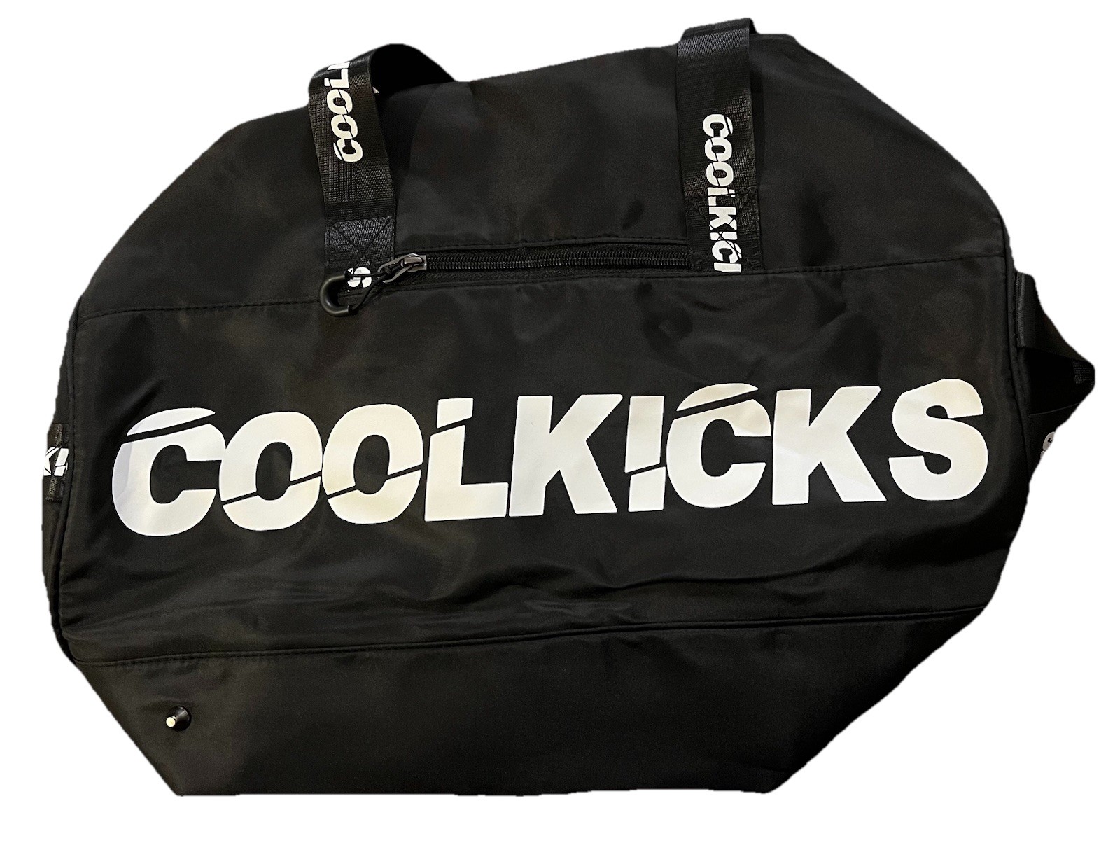 COOLKICKS Small Duffel Bag – Black/White