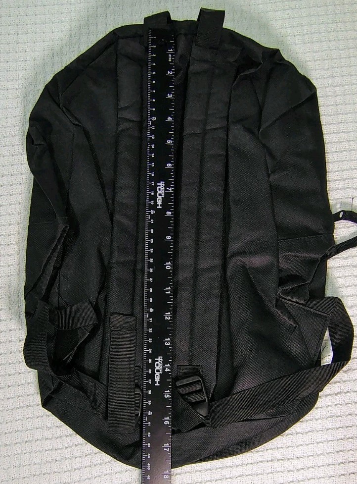 Trailmaker Classic 17 Inch Black Backpack Padded Outdoors Hiking Fishing Nature