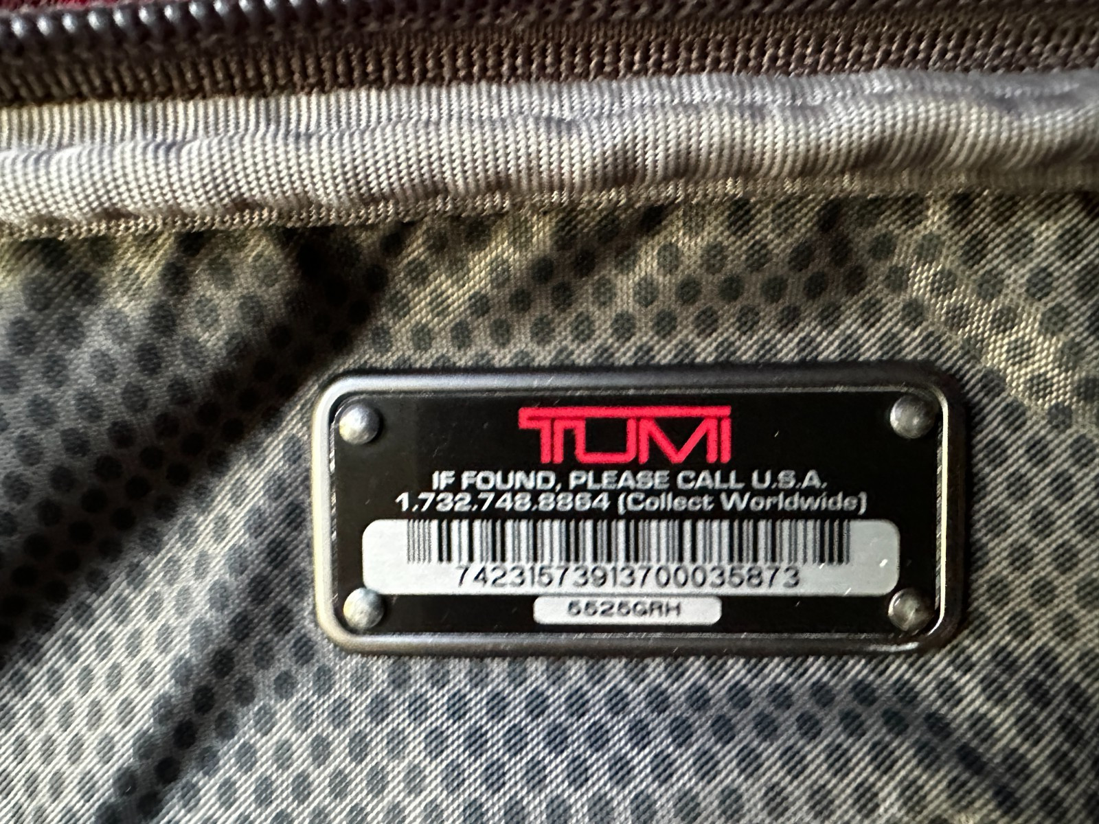 TUMI Tech Carry On Overnight Duffle Bag w/ Shoulder Strap #5525GRH Gray Black