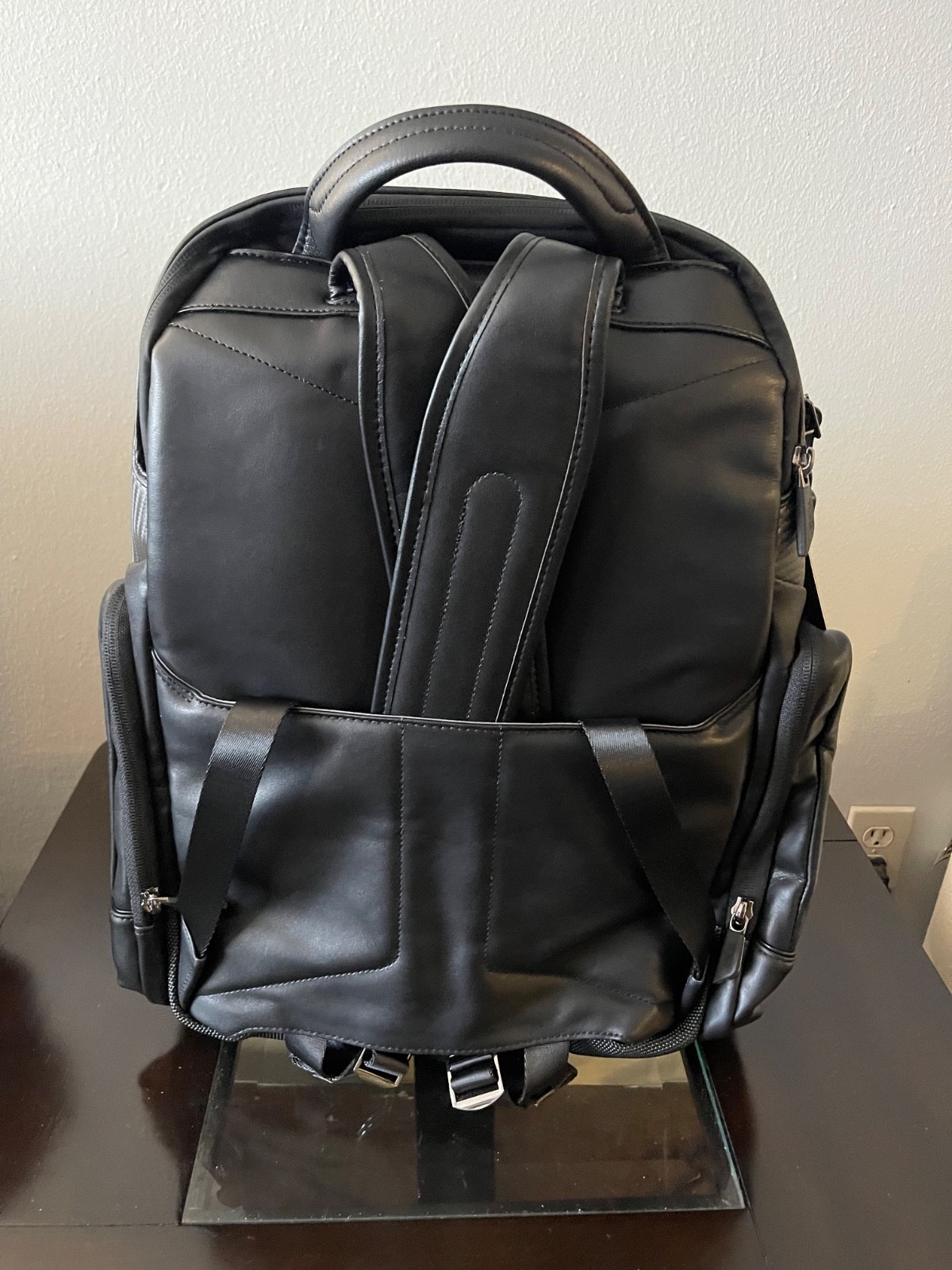 Tumi Mclaren Paddock Backpack- Carbon Fiber & Leather- Laptop- Luxury- Travel