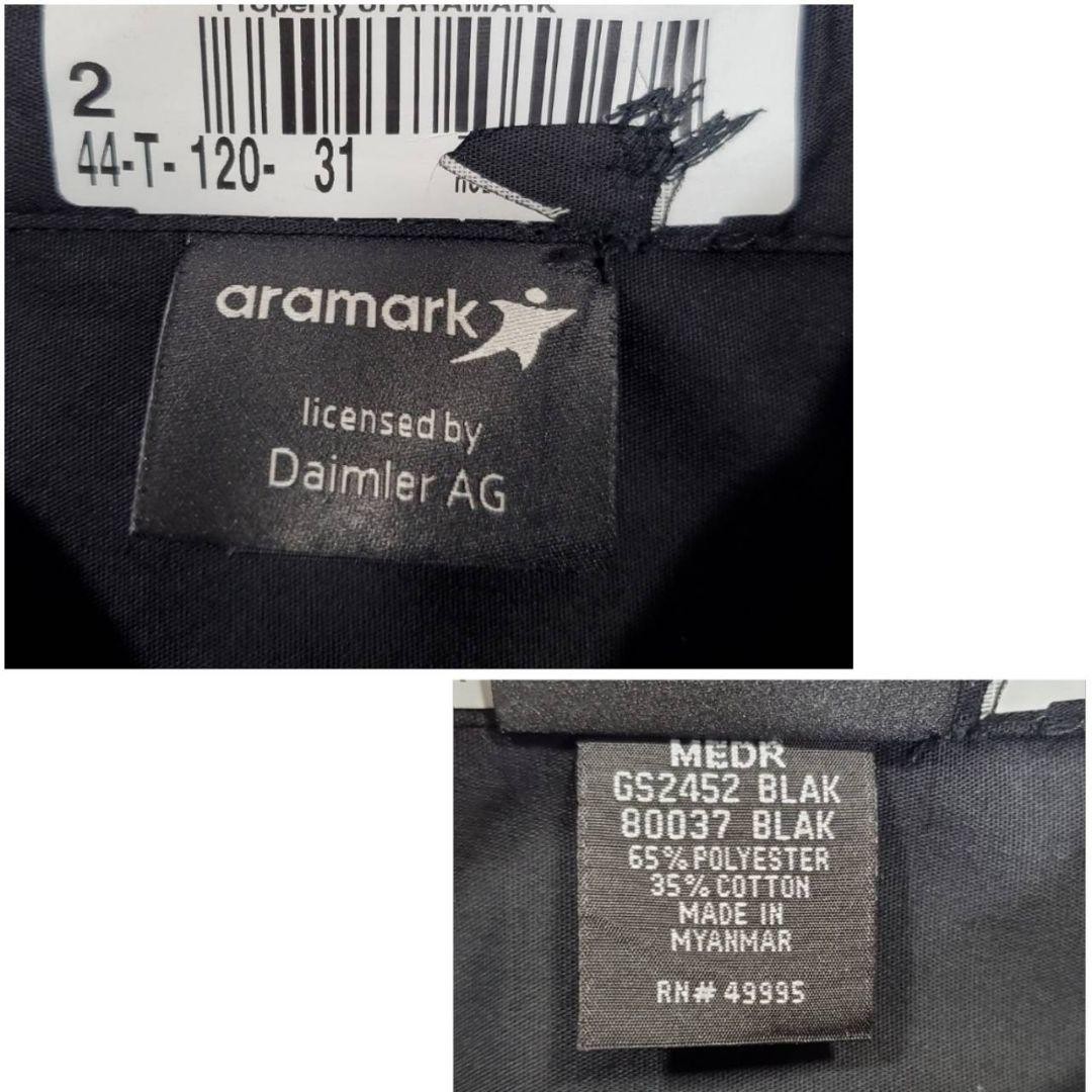 M/old clothes aramark short sleeve work shirt Mercedes Benz embroidery