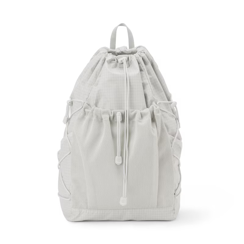 MUJI Water-Repellent Ripstop Backpack Drawstring 23-Litter 3-Pocket Unisex NWT