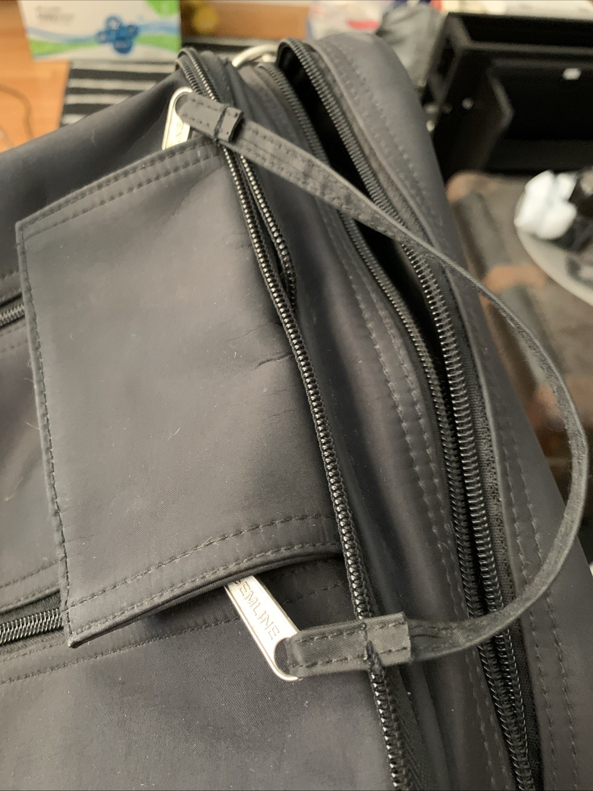 Apple Branded Gemline Foldable Duffel Bag Black Duffle Bag