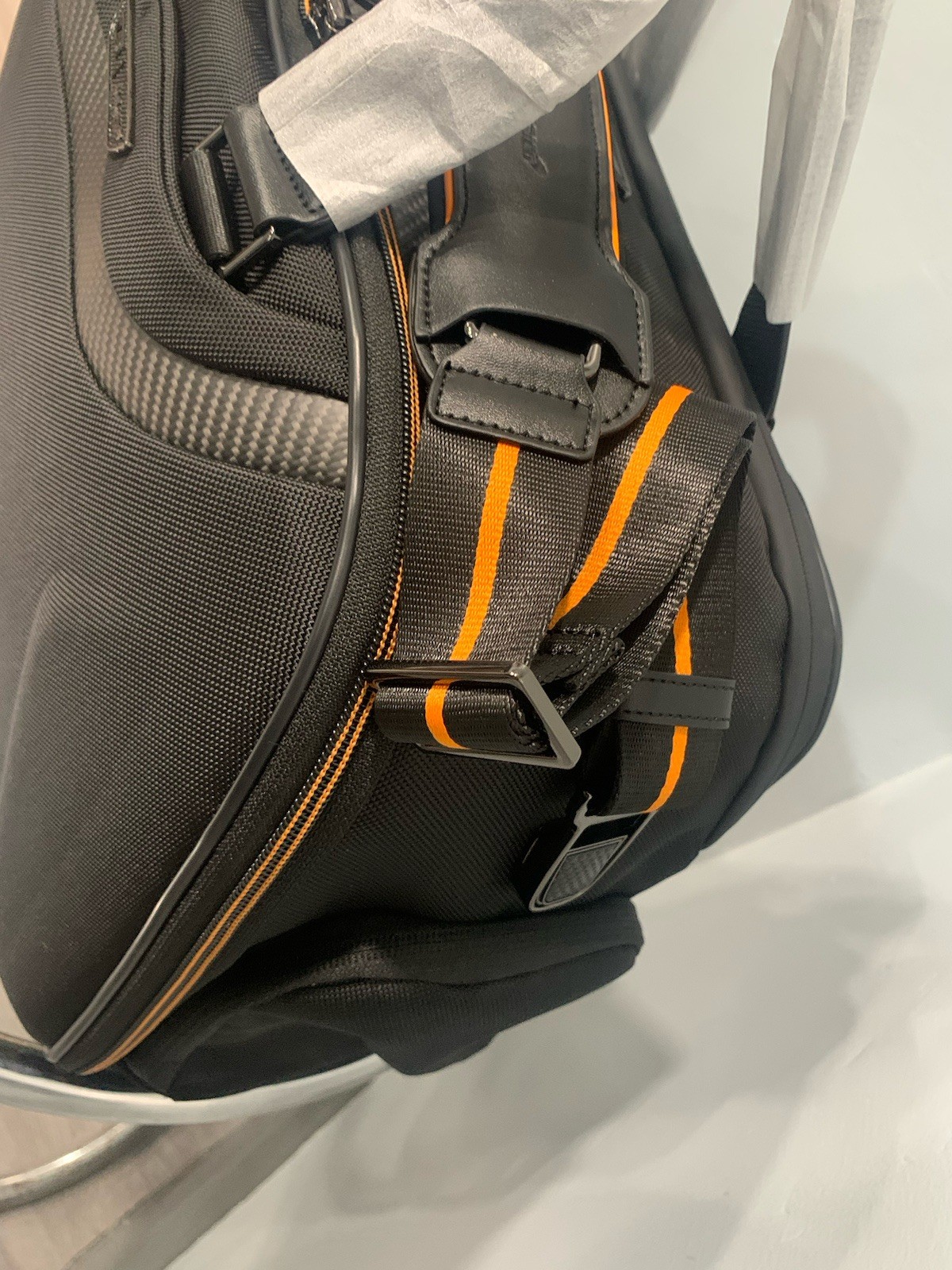 Tumi McLaren Quantum Duffel Bag $1395