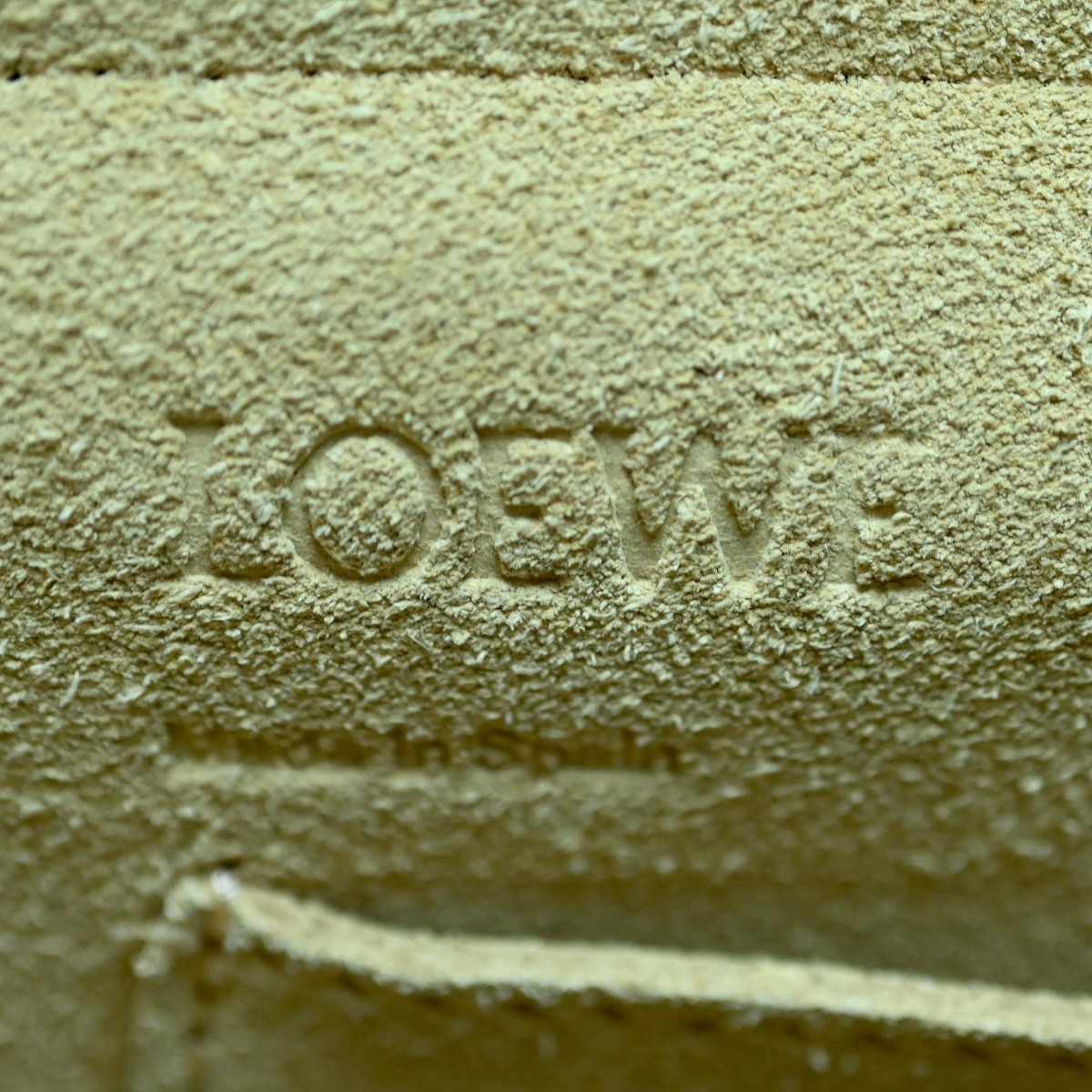 LOEWE Anagram Logo Leather Messenger Shoulder Bag, Black, T2606-k145