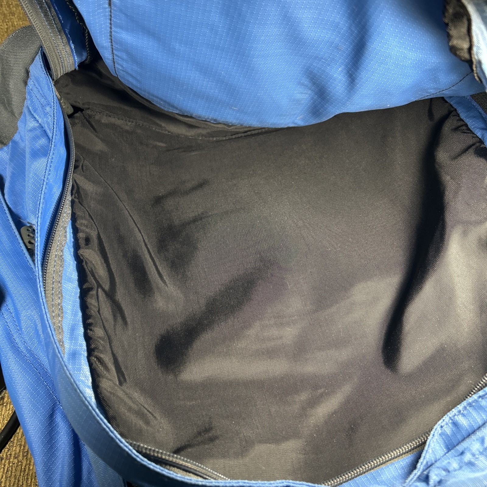 L.L.Bean Turbo Transit Pack Blue 42L Laptop Backpack Ripstop Nylon Bag 296937