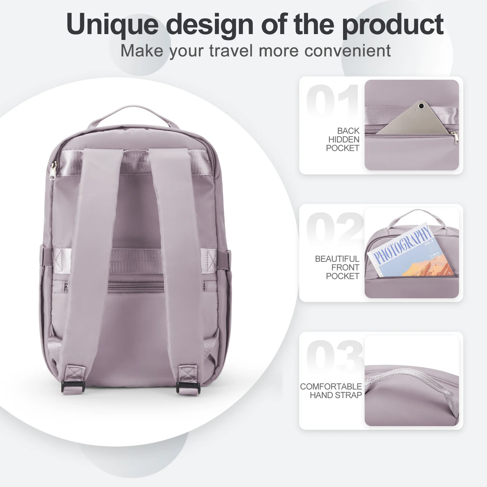 Hand Luggage Travel Backpack 40x20x25 Cabin Carry On Lightweight Airplane Bag