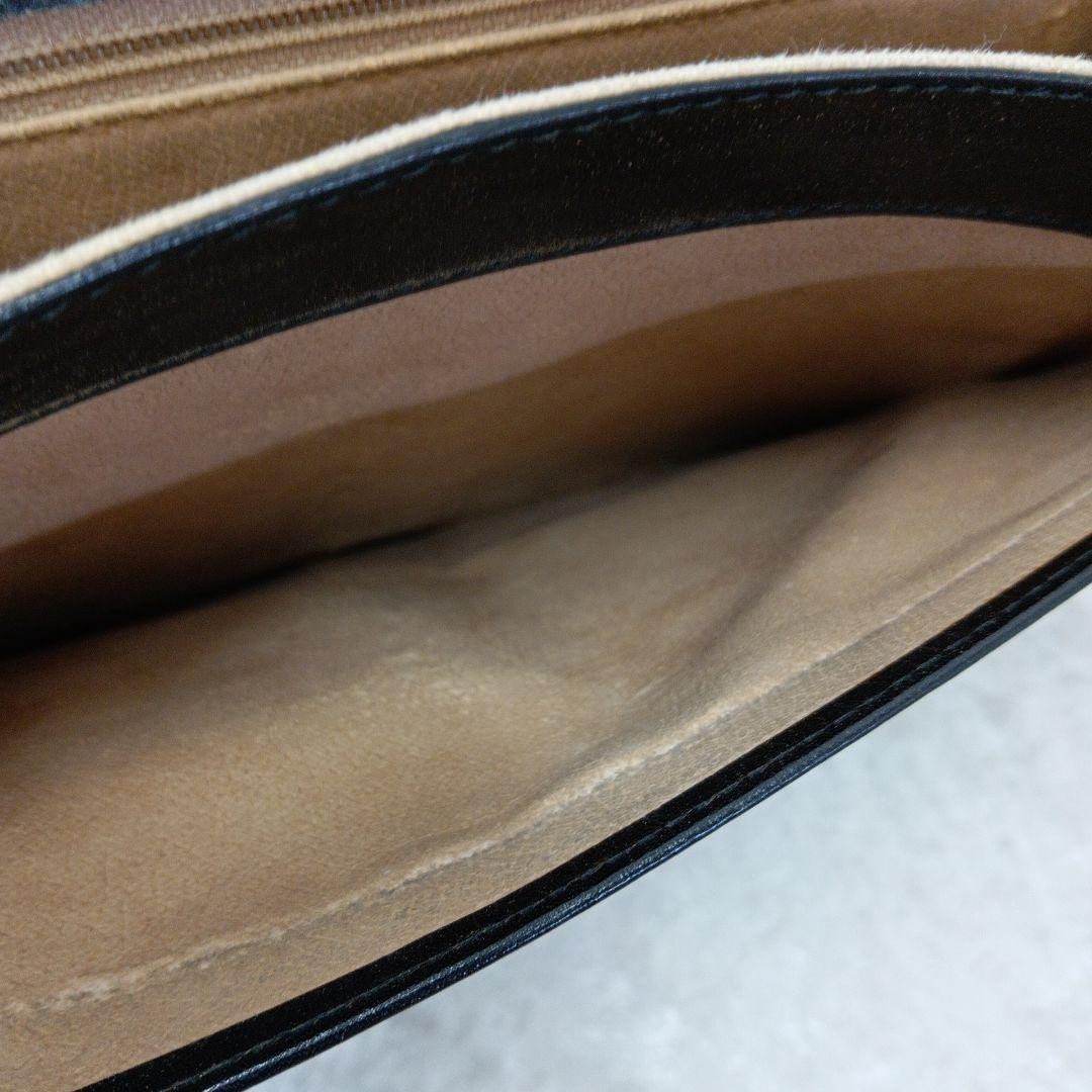 Authentic Bally Black Leather Clutch Bag Vintage 18cm x 25cm x 4cmOptimized eB