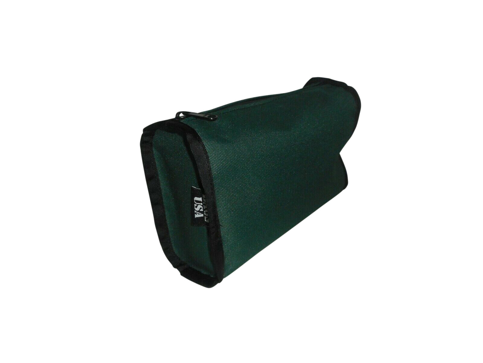 Shaving Bag Or Toiletry Bag Oval Shape Utility Kit Made In USA.