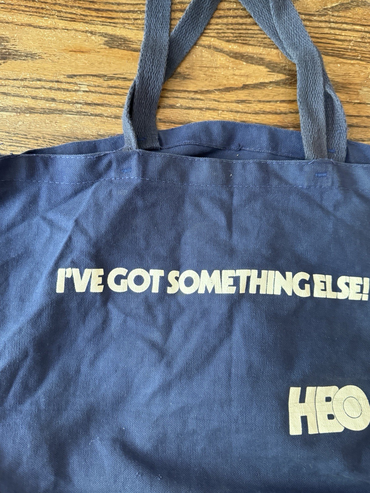 Vintage 80s Era HBO Movie Promo Film Festival Blue Mini Tote Bag