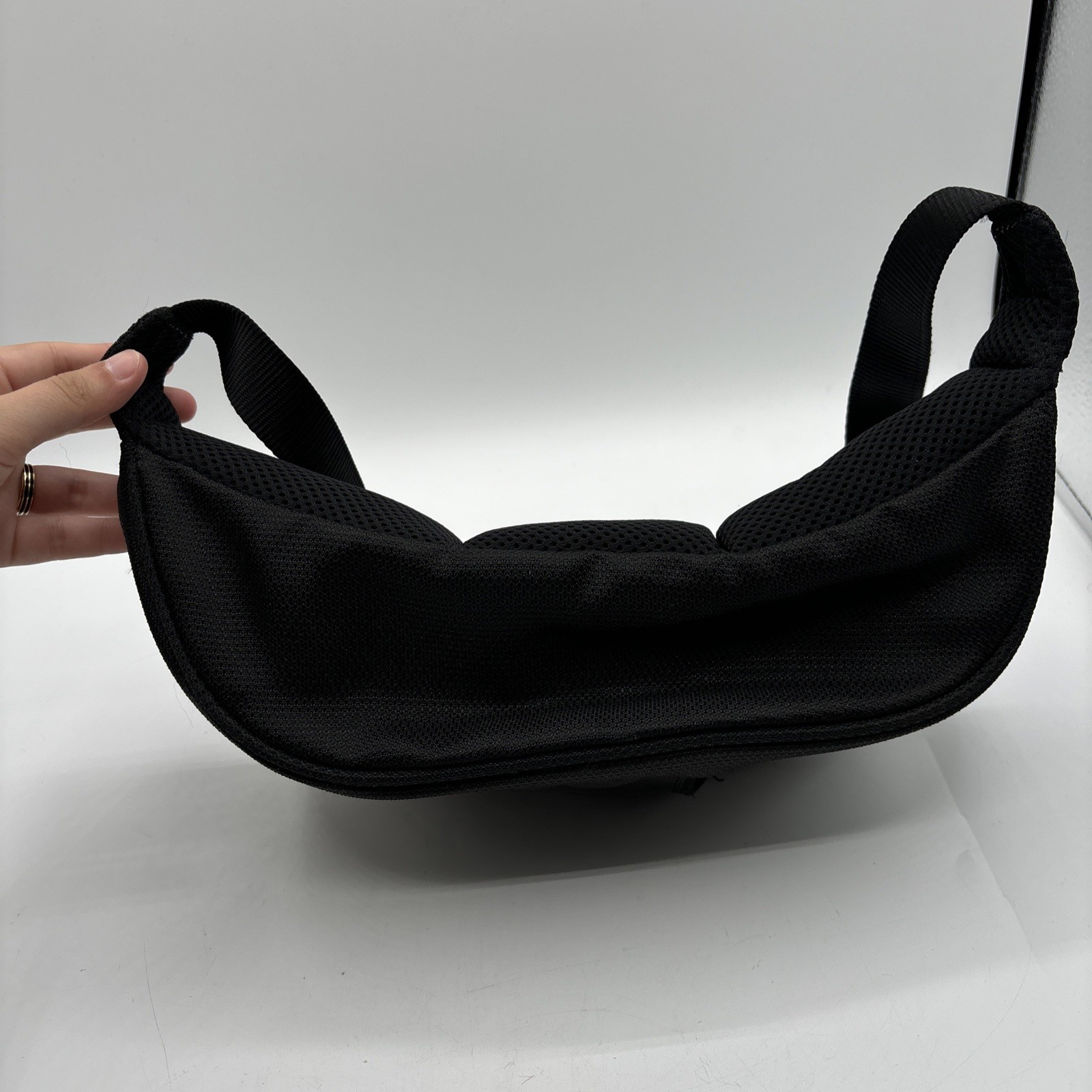 Tumi T2 Pewter Ballistic Nylon Fanny Pack Unisex Adults Black Belt Bag Pouch
