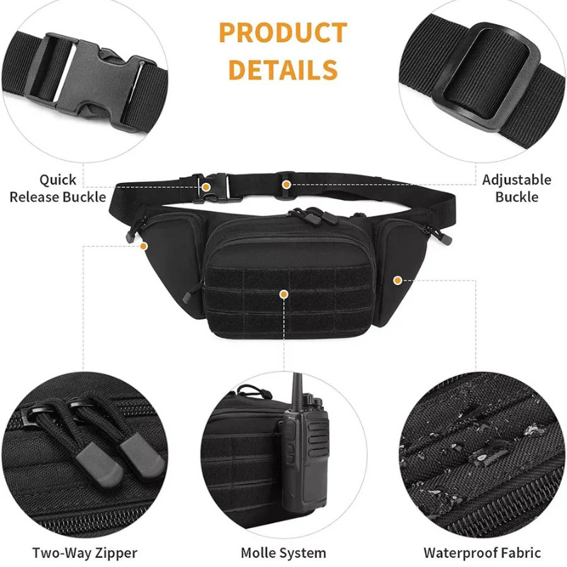 Outdoor Multi Functional Sport Cycling Waist Bag Shoulder