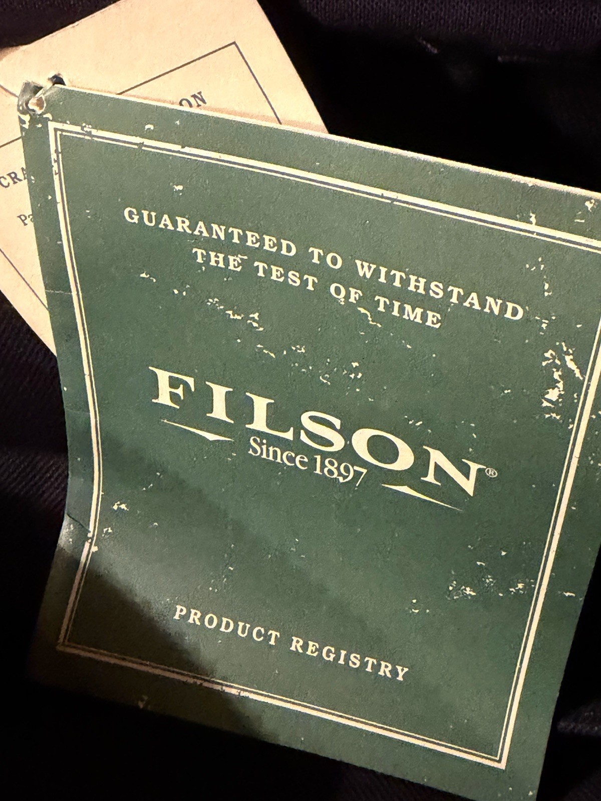 NWT NEW RARE FILSON ORIGINAL BRIEFCASE RUGGED TWILL MADE IN USA NAVY
