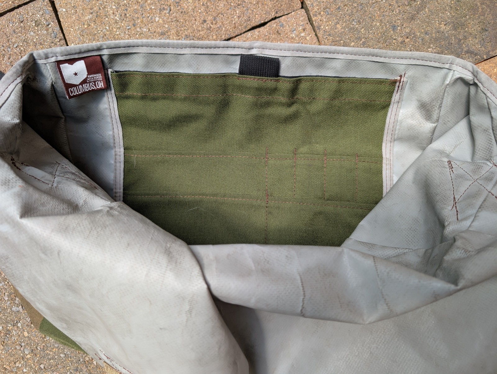 Vintage Seagull Custom Courier Messenger Bag- Handmade in Columbus, OH 23″x12″x7