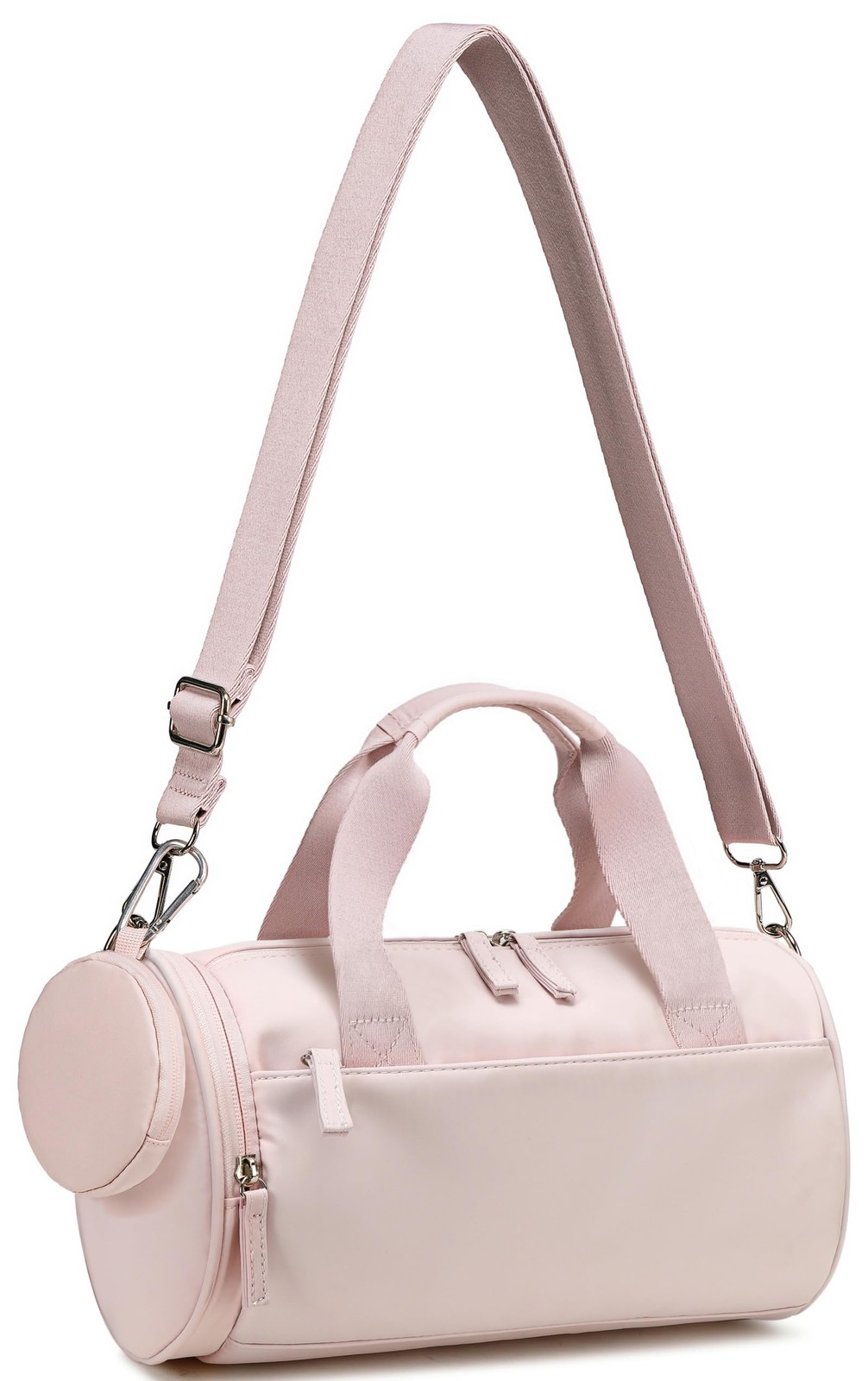 Mini Gym Bag for Women 12 Inch Cute Small Duffle Workout Sport Yoga Pink Bag