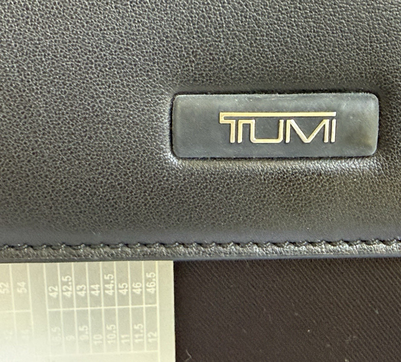NWT Tumi Formula T Circuit Briefcase 2951DF Leather Nylon Deadstock Complete