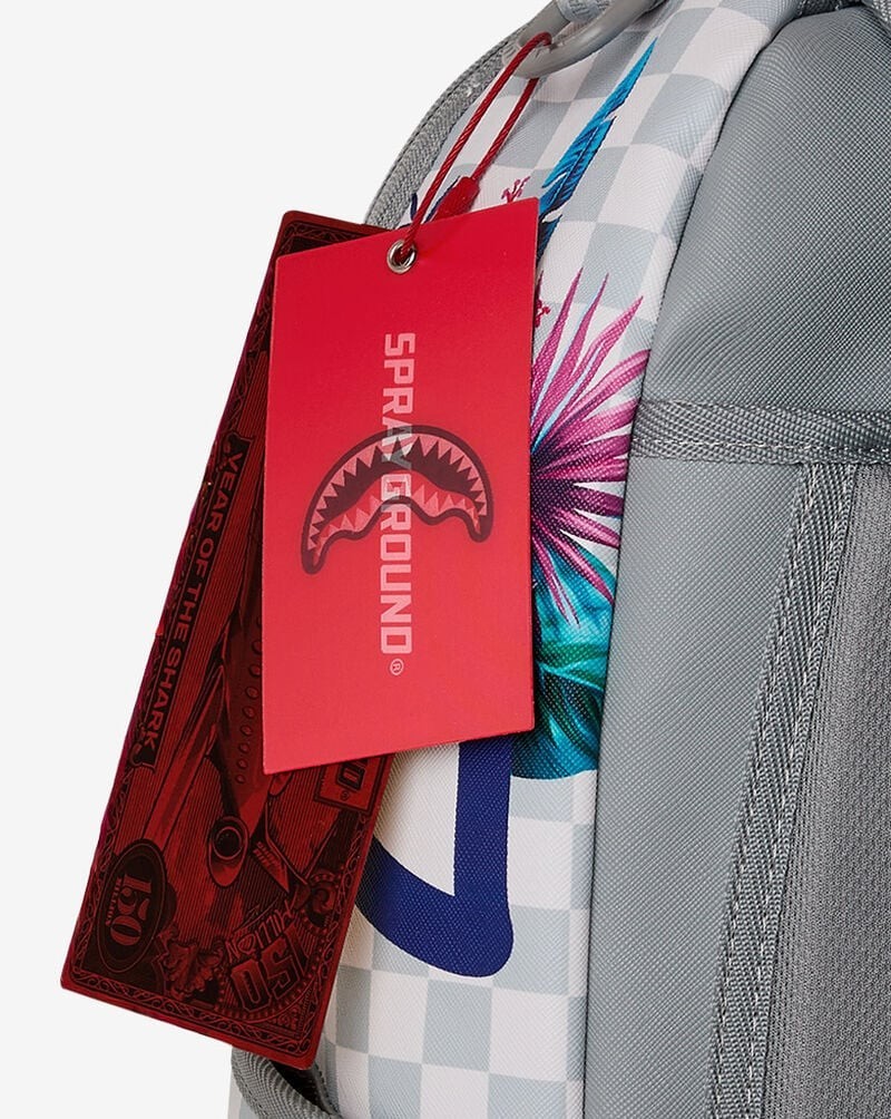B8625 Flowering Jungle Shark Backpack ~Sprayground