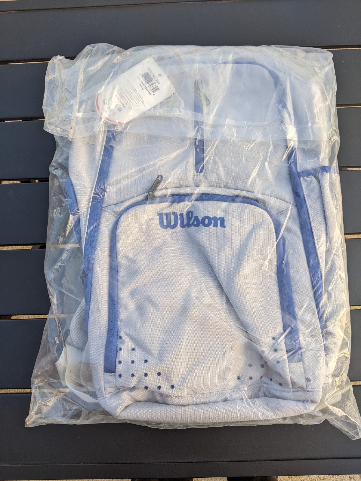 Wilson Evolution Basketball Backpack, Blue & Gray