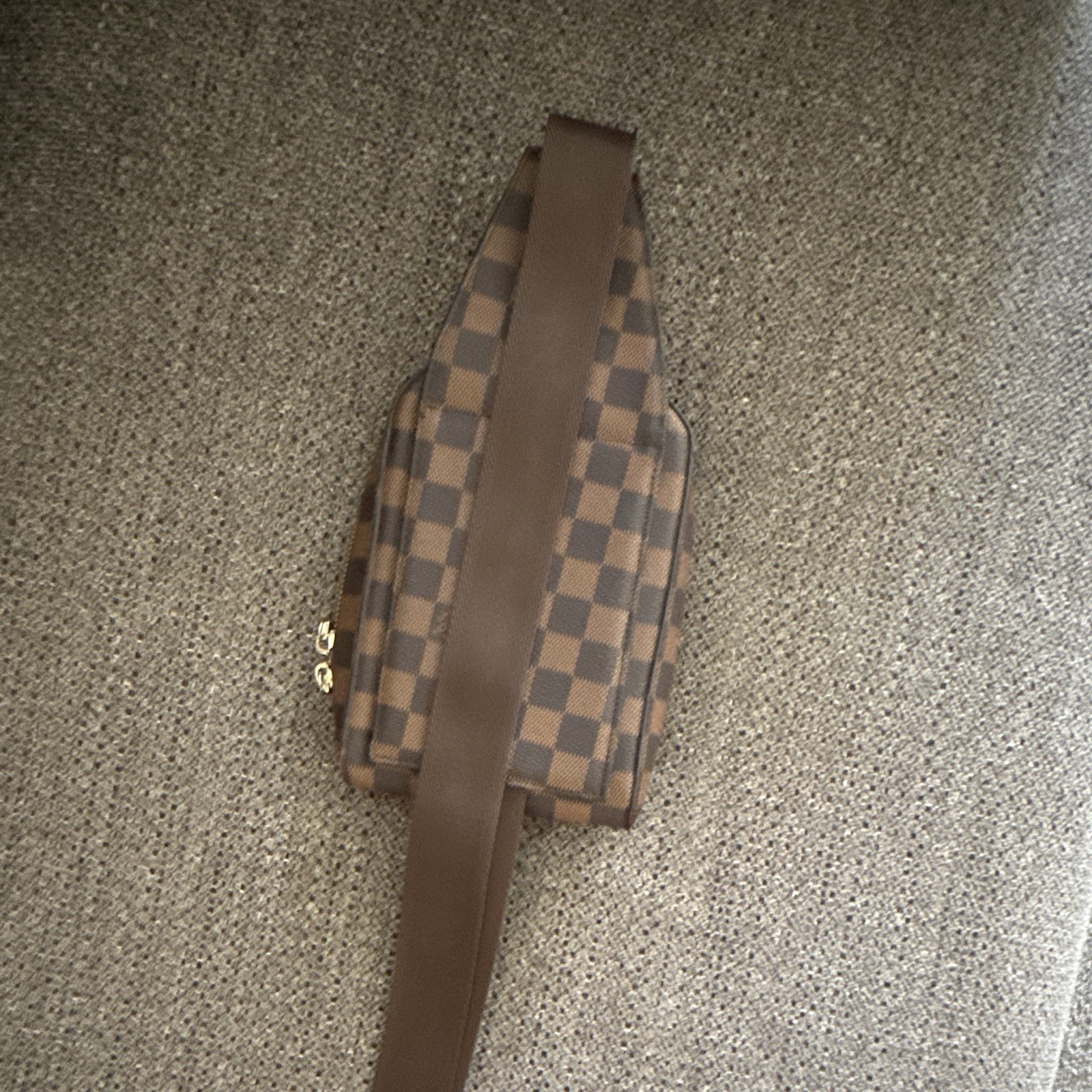 Louis Vuitton Damier Brown Checkered Men’s Crossbody Bag Designer Sling