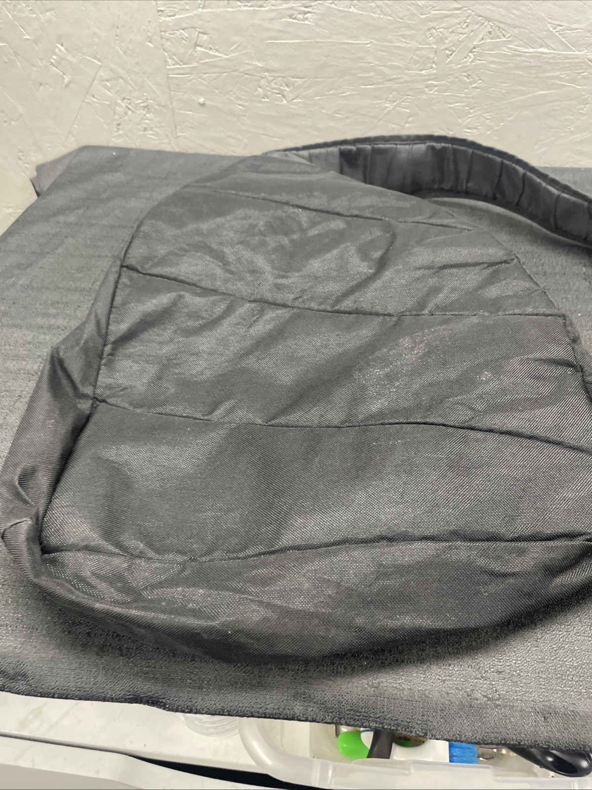 Zoo York ZY Sling Bag Backpack Black Camo Logo Zipper Daypack NY Skate