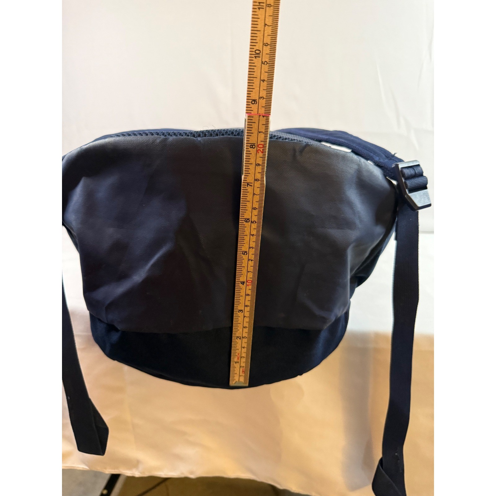 Under Armour Hustle 5.0 Backpack Navy Blue Red UA Storm Water Resistant Bag