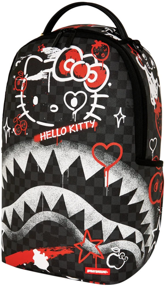 SPRAYGROUND HELLO KITTY OFFICIAL COLLAB – FRESH PAINT BACKPACK LIMITED SOLD OUT