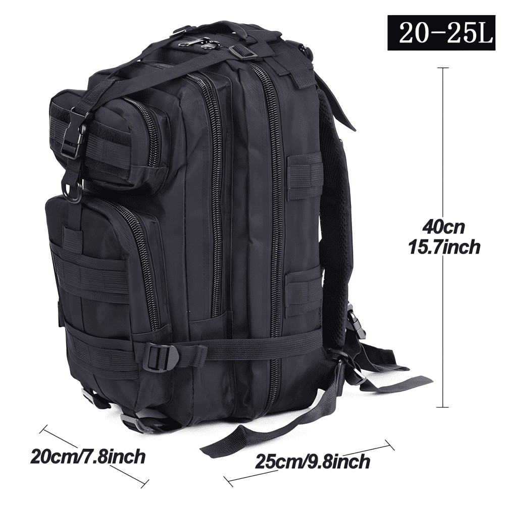 Large Tactical Military Backpack Waterproof Bag Rucksack Hiking Laptop Daypacks