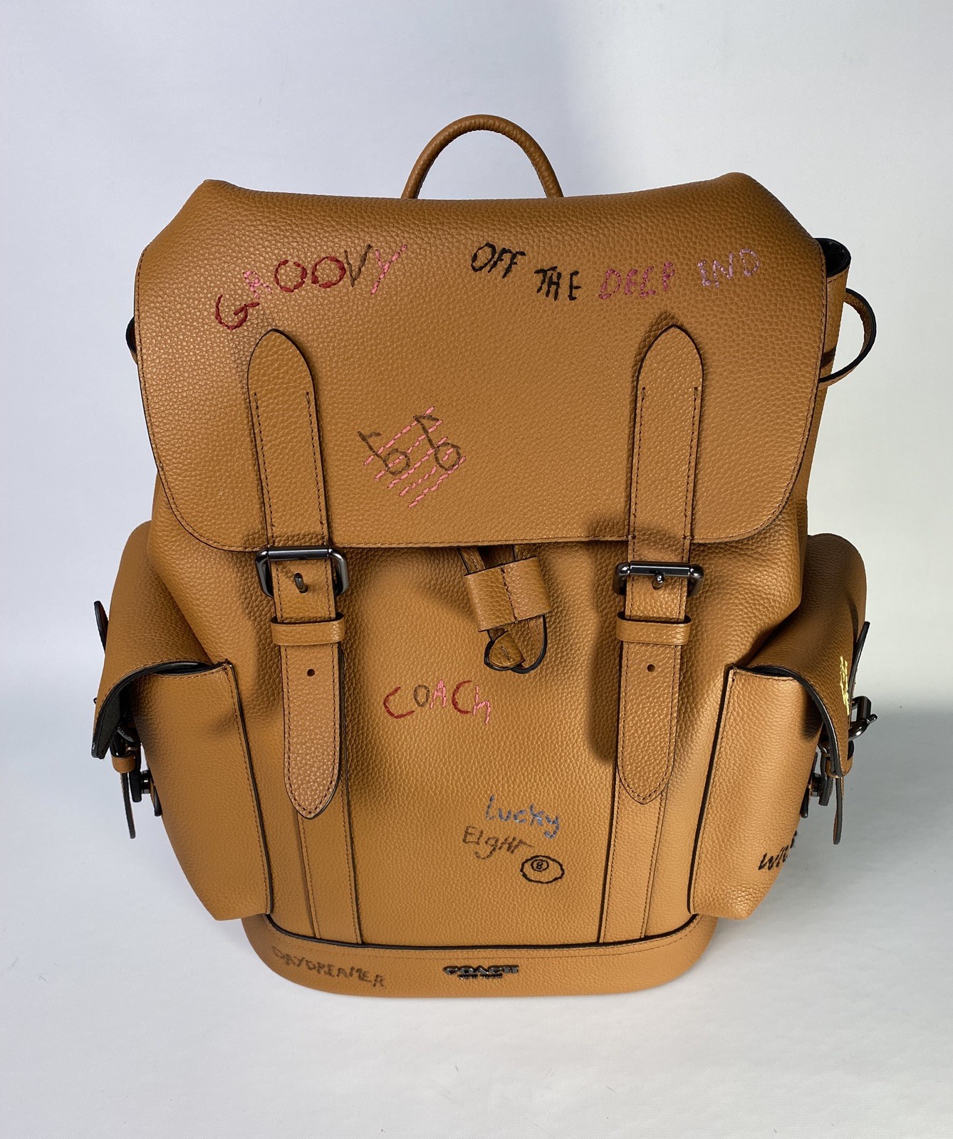 New Without Tags Coach men’s Hudson Backpack With Diary Embroidery