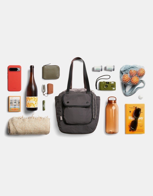Bellroy Cinch Tote 9L Charcoal BNWT Bucket Bag Crossbody Shoulder Carryall